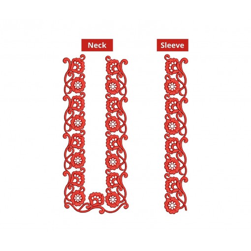 10956 Mens Neck Embroidery Design 10956 Mens Neck Embroidery Design