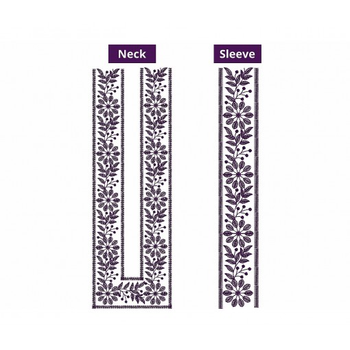 10957 Mens Neck Embroidery Design 10957 Mens Neck Embroidery Design