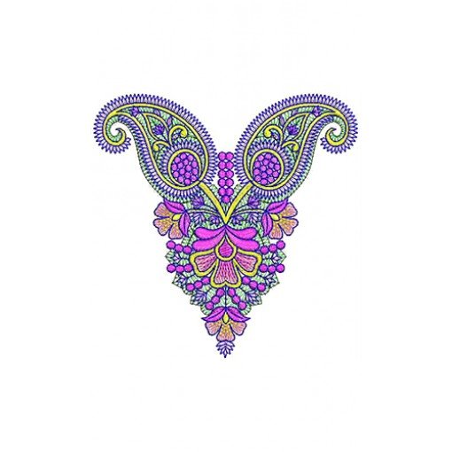 Fashion Long Kaftan Mens Neck Embroidery Design