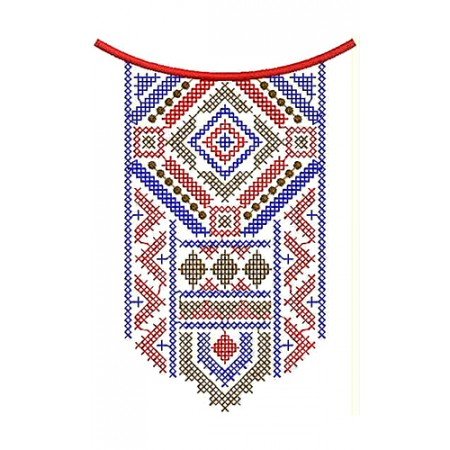 Wedding Indo Western Embroidery Neck Design
