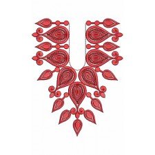 Chinese Tunic Blazer Neck Embroidery Design