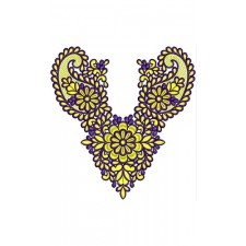 New Neck Embroidery Design 19786
