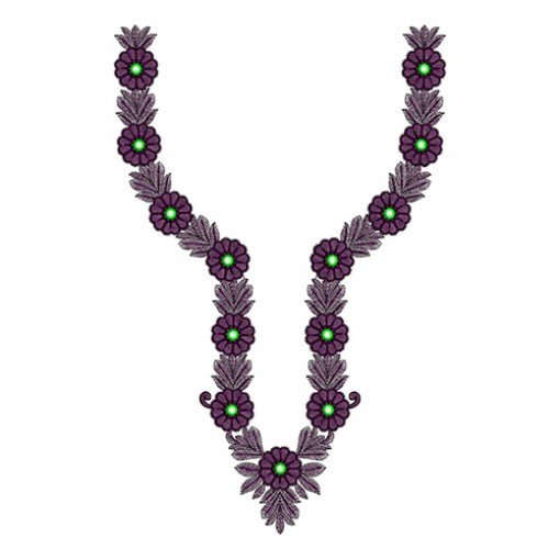 New Neck Embroidery Design 20304