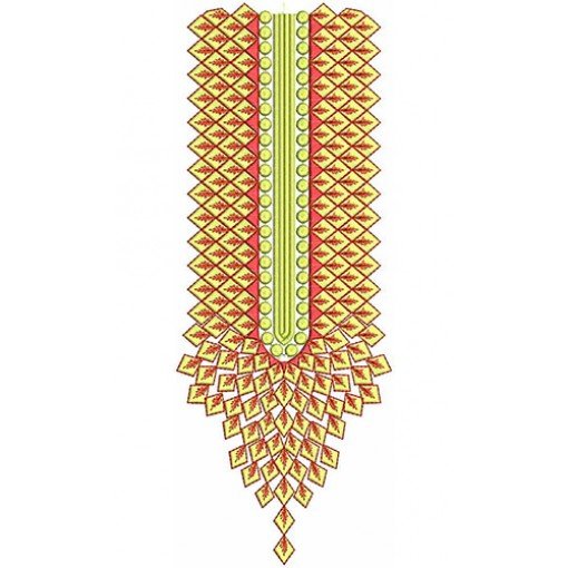 Neck Embroidery Design 20446