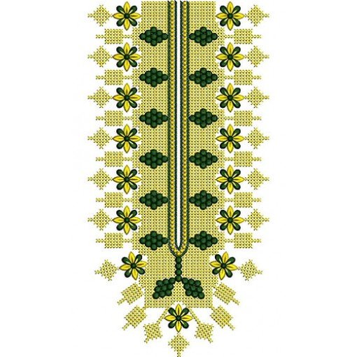 Latest Mens Neck Embroidery Design 21333