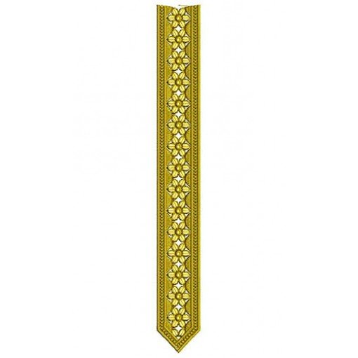 Kenya Men`s Neck Embroidery Design 22113