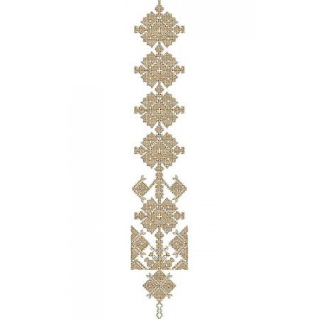 Royal Mens Blended Neck Embroidery Design 22654
