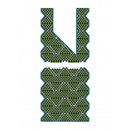 African Agbada Men's Neck Embroidery Design African Agbada Men's Neck Embroidery Design