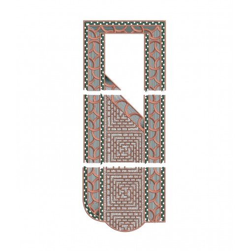 African Agbada Men's Neck Embroidery Design African Agbada Men's Neck Embroidery Design