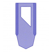 Agbada Mens Neck Embroidery Design