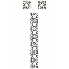 Adorable Style Long Mens Neck Embroidery Design 24730