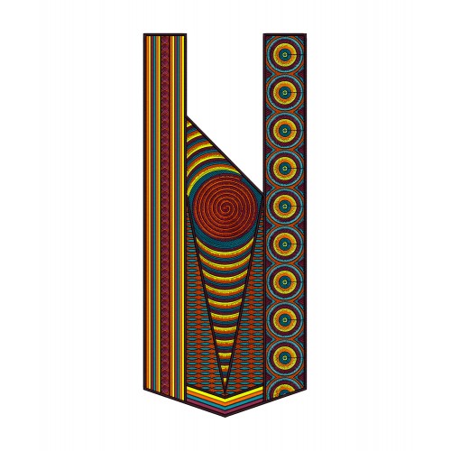 African Man Embroidery Design