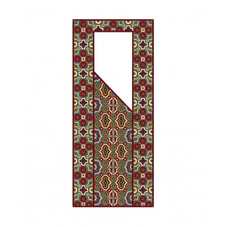Agbada Neck Embroidery Pattern