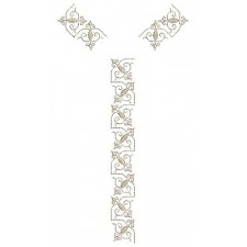 Beautiful Satin Collar Border Mens Neck Design 24724