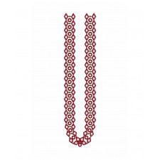 Long T Shirt Neck Embroidery