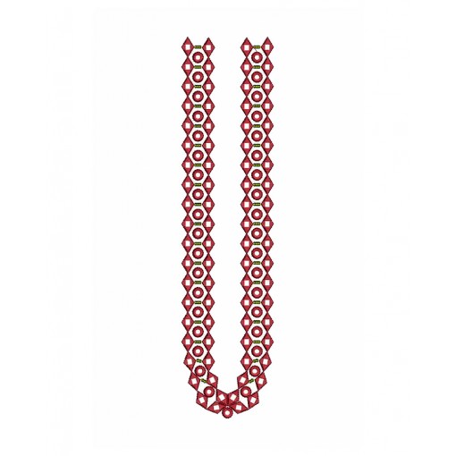 Long T Shirt Neck Embroidery
