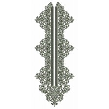 Mens Neck Embroidery Design 25683