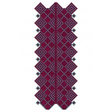 Russian Cross Stitch Mens Neck Embroidery Design 25040