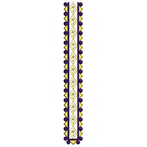 Stylist Mens Neck Embroidery Design 26117