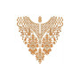 African Mens Neck Embroidery Design 24612