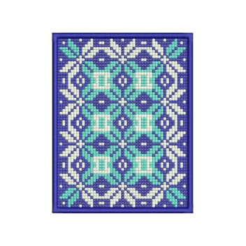 Cross Stitch Pattern Cloth Pocket Embroidery Design