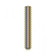 Embroidery Men Neck Pattern