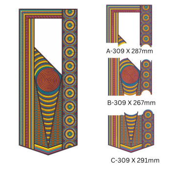 Embroidery Agbada Pattern