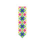 Folkloric Neon Geometric Embroidery Design