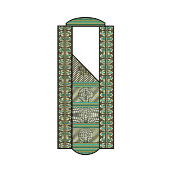 Male Agbada Embroidery Pattern