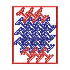Medium European Geometric Pattern Embroidery Medium European Geometric Pattern Embroidery