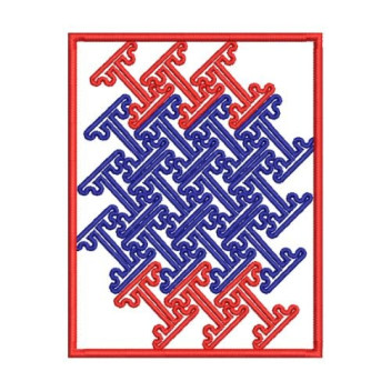 Medium European Geometric Pattern Embroidery