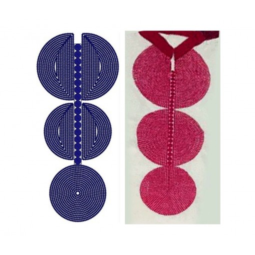 Men's Kurta Neck Embroidery Design 19753 Men's Kurta Neck Embroidery Design 19753