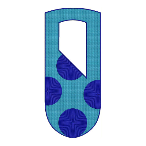 Mens Neck Embroidery Design