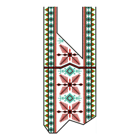 Nigerian Mens Neck Embroidery Design
