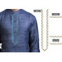 Placket Mens Neck Embroidery Design 25473