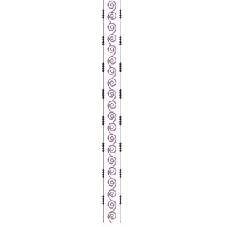 Simple Mens Neck Embroidery Design 25896