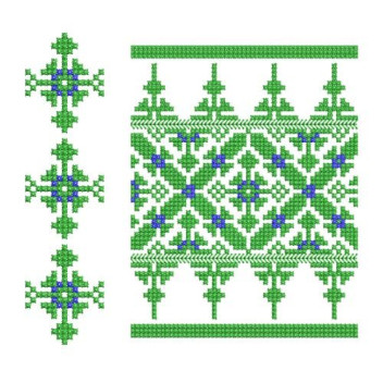 Small Ukrainian Neck Embroidery Design