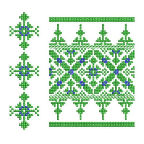 Small Ukrainian Neck Embroidery Design