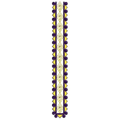 Stylist Mens Neck Embroidery Design 26117