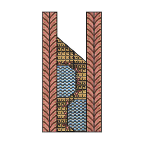 Traditional Agbada Embroidery Design