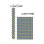 Vibrant Cross Stitch Mens Neck Embroidery Design