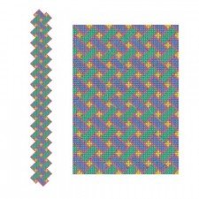 Vibrant Cross Stitch Mens Neck Embroidery Design Vibrant Cross Stitch Mens Neck Embroidery Design