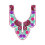 Paisley Flat Neck Embroidery