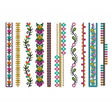 10 Simple Neck Embroidery Designs 10 Simple Neck Embroidery Designs