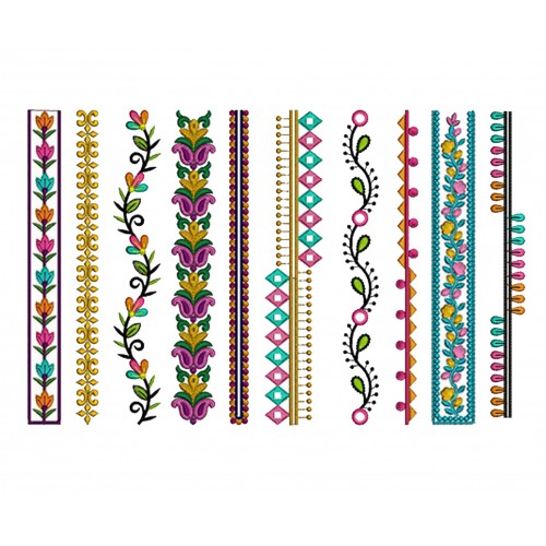 10 Simple Neck Embroidery Designs