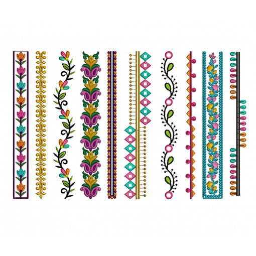 10 Simple Neck Embroidery Designs 10 Simple Neck Embroidery Designs