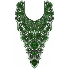 10006 Neck Embroidery Design