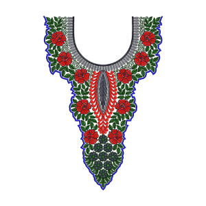 Neck Embroidery Design