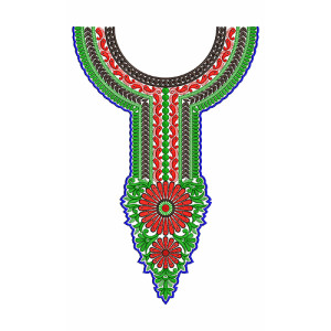 Neck Embroidery Design