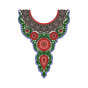 Neck Embroidery Design